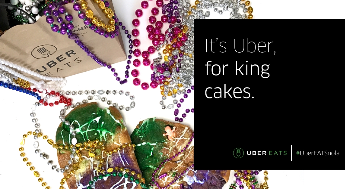 King Cakes Delivered with UberEATS Uber Newsroom